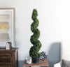 Load image into Gallery viewer, 48&quot;H Boxwood Topiary in Pot CG974