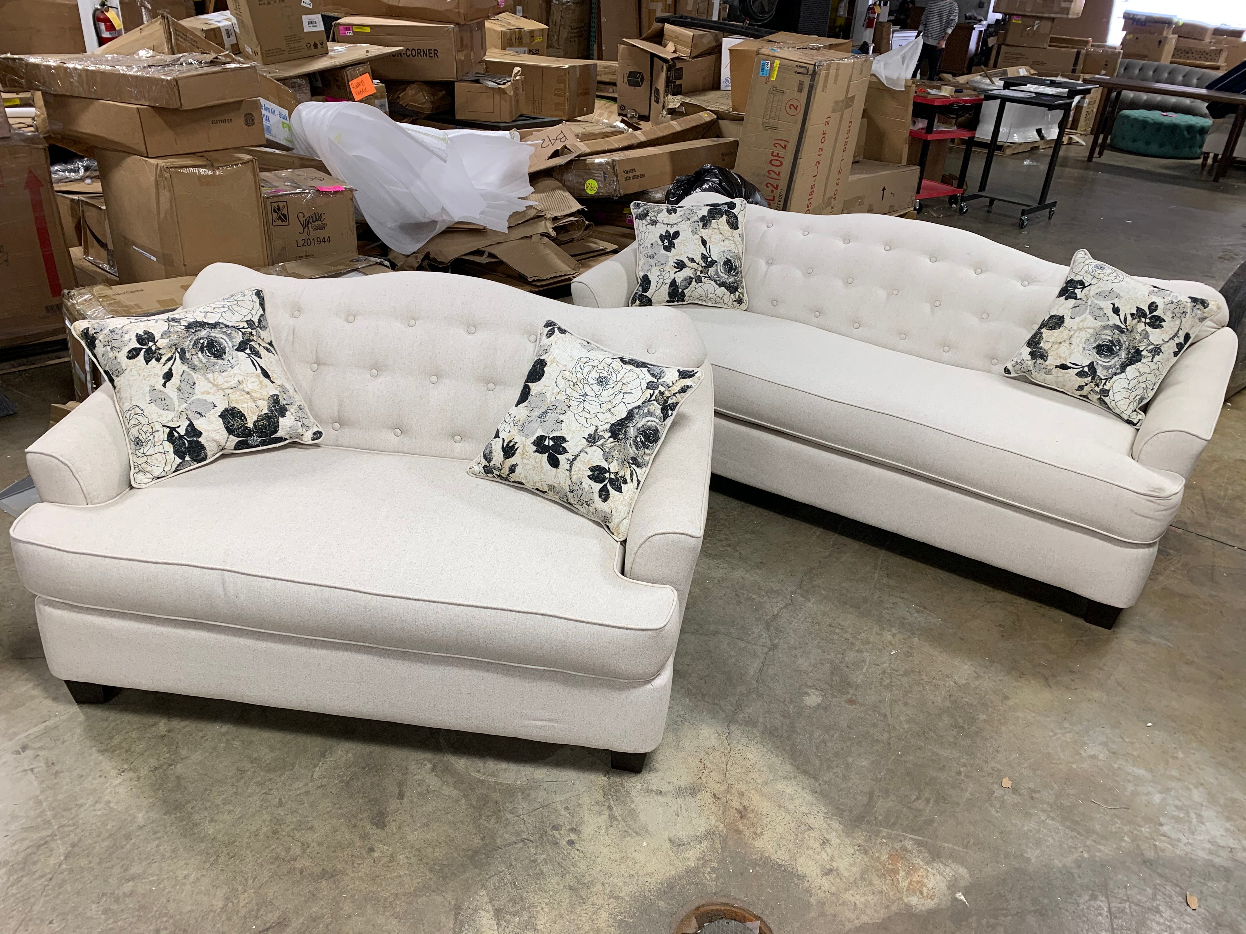 Beverly 2-Piece Living Room Sofa Set