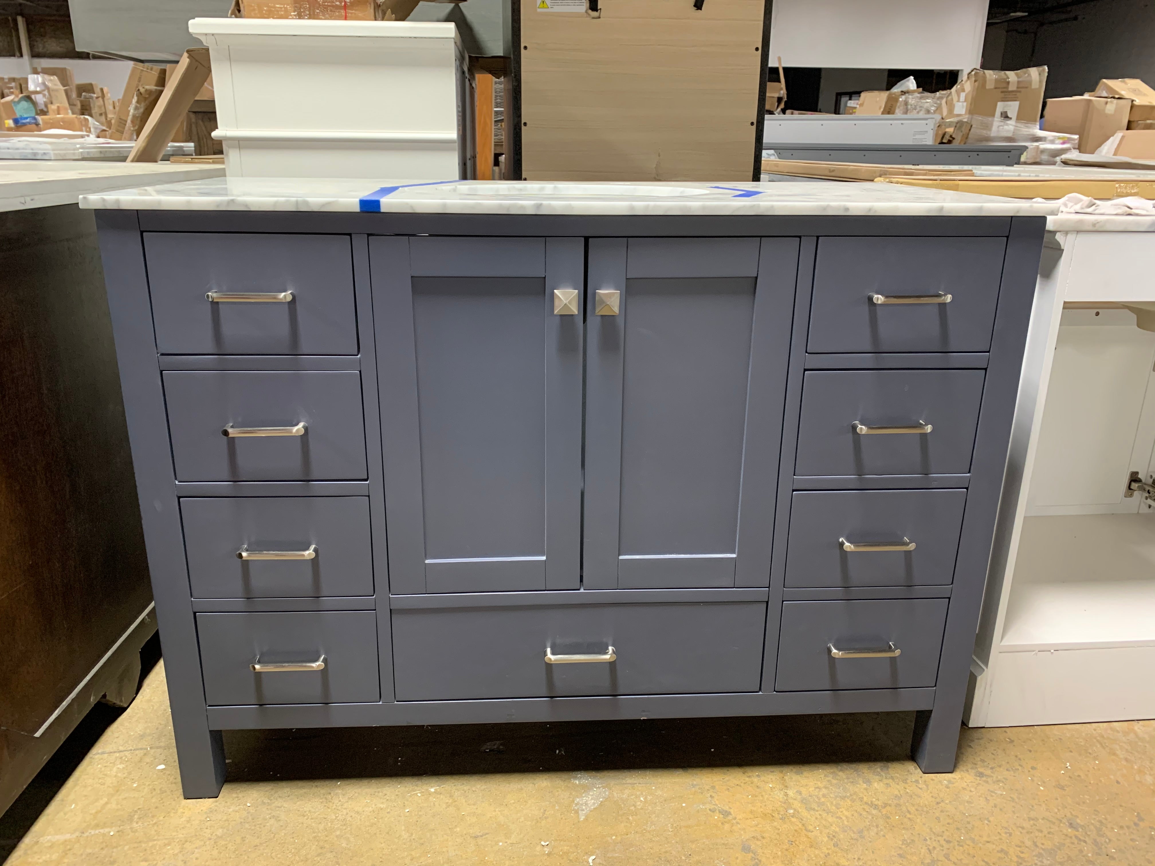 48" Grey Single Vanity