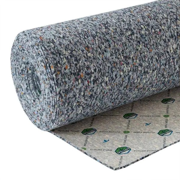 6 - 7/16 in. Thick 6 lb. Density Rebond Carpet Pad with Moisture Barrier (1 Roll) HRUG106