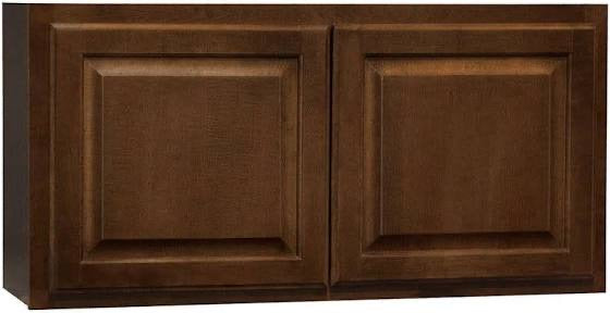 Hampton Bay Wall (Uppers ONLY) Kitchen Cabinets in Cognac (Lot of 6 + BONUS Base Cabinet) - EJ001