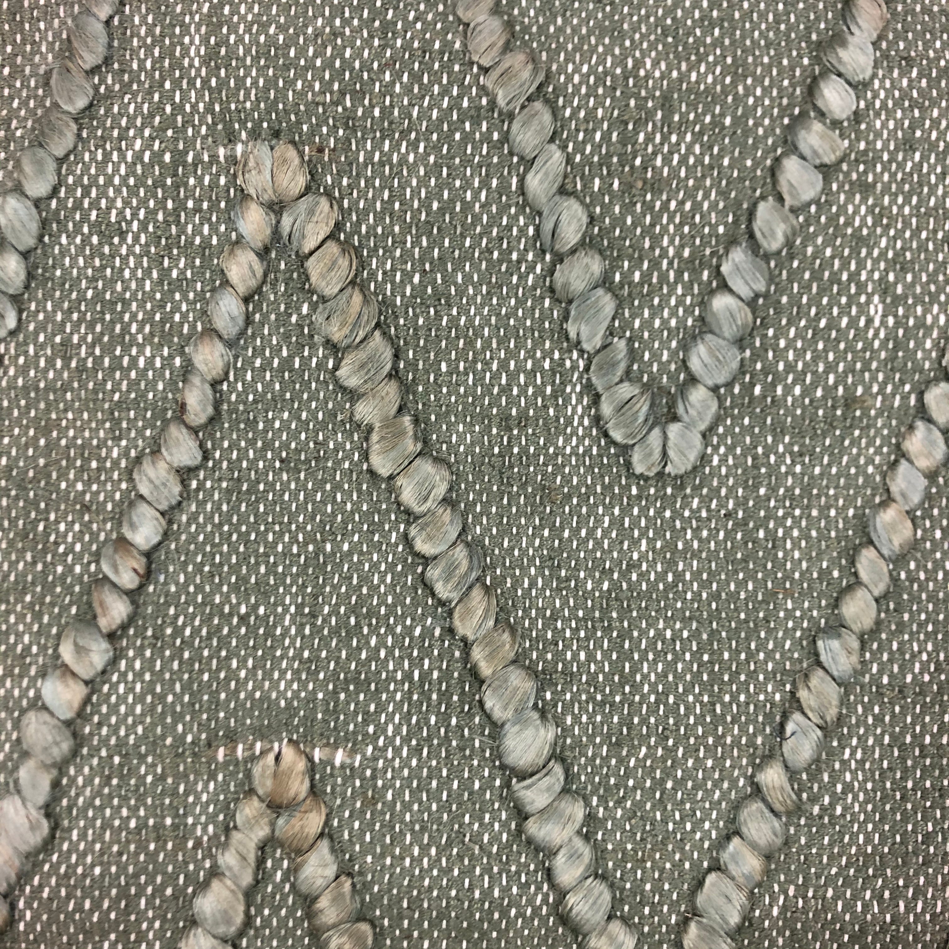 9x13' Cline Geometric Handmade Flatweave Jute Teal Area Rug CG893