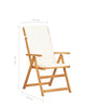 (Set of 2) Reclining Acacia Wood Garden Chairs CG1481