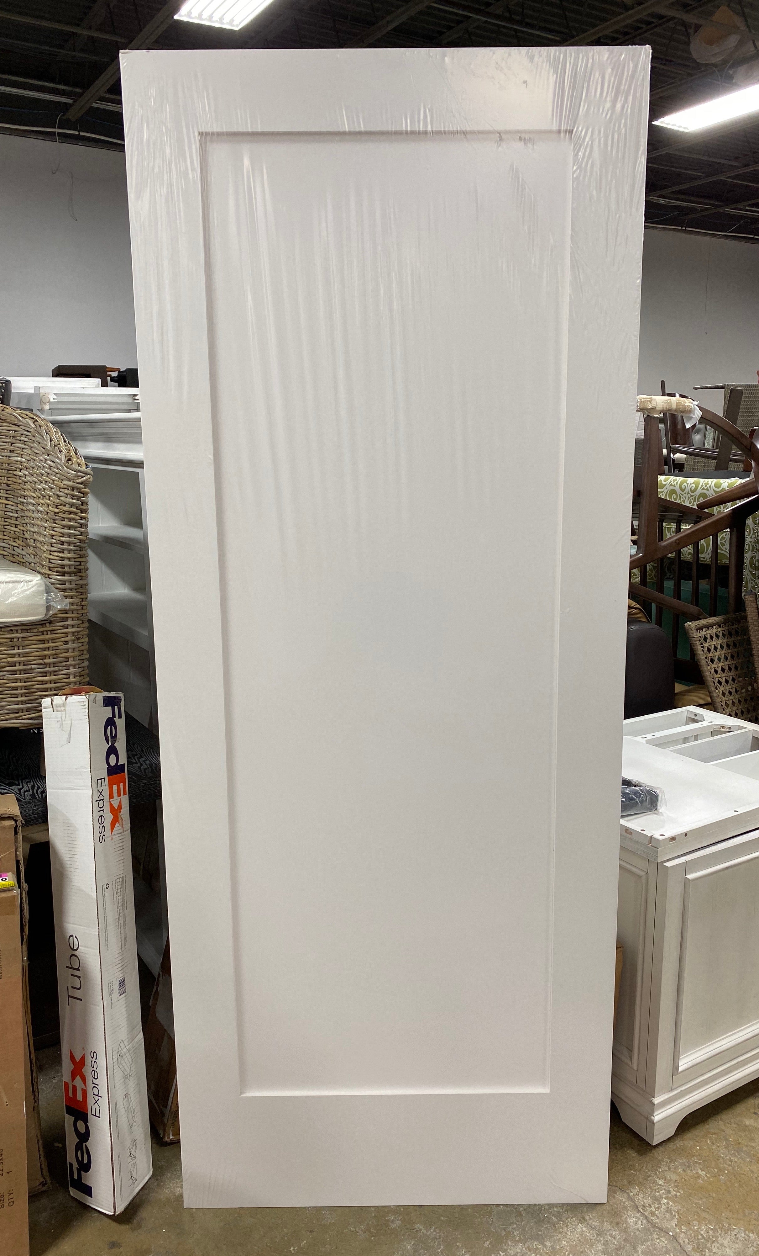 80"H x 32"W White Door *As Is*  #SA1035