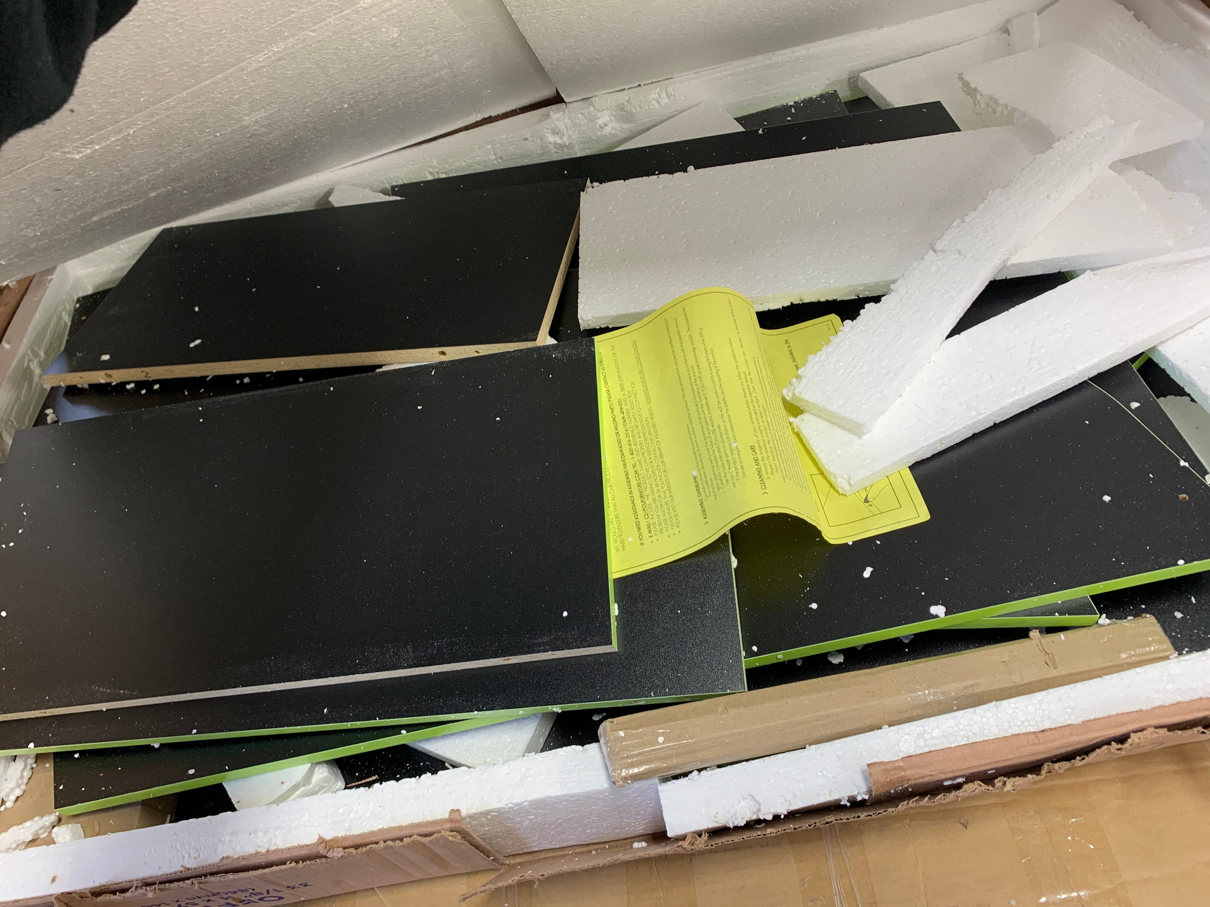 Black/Green Bylnice Gaming Desk LX5520