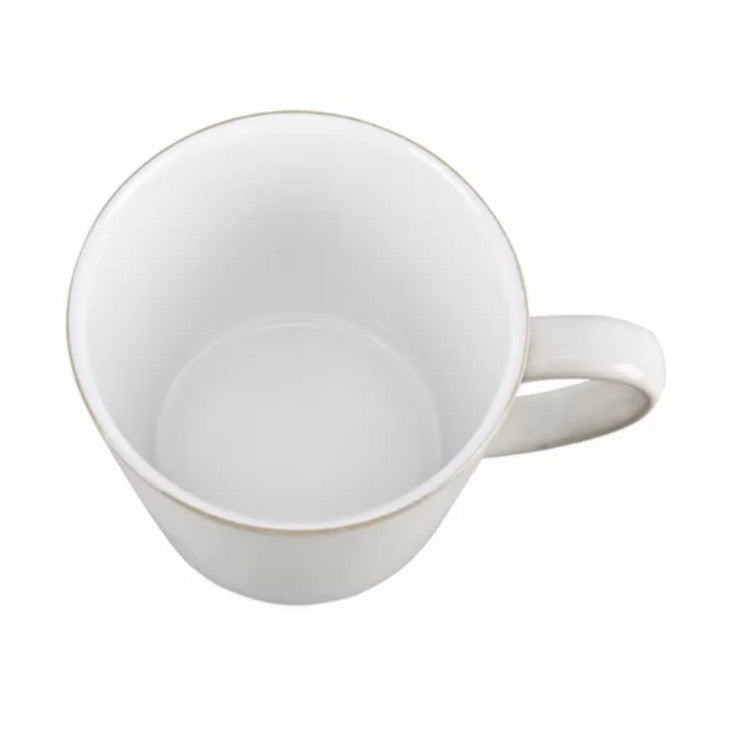 (Set of 6) Denby Stoneware Natural Canvas Coffee Mugs CG1955