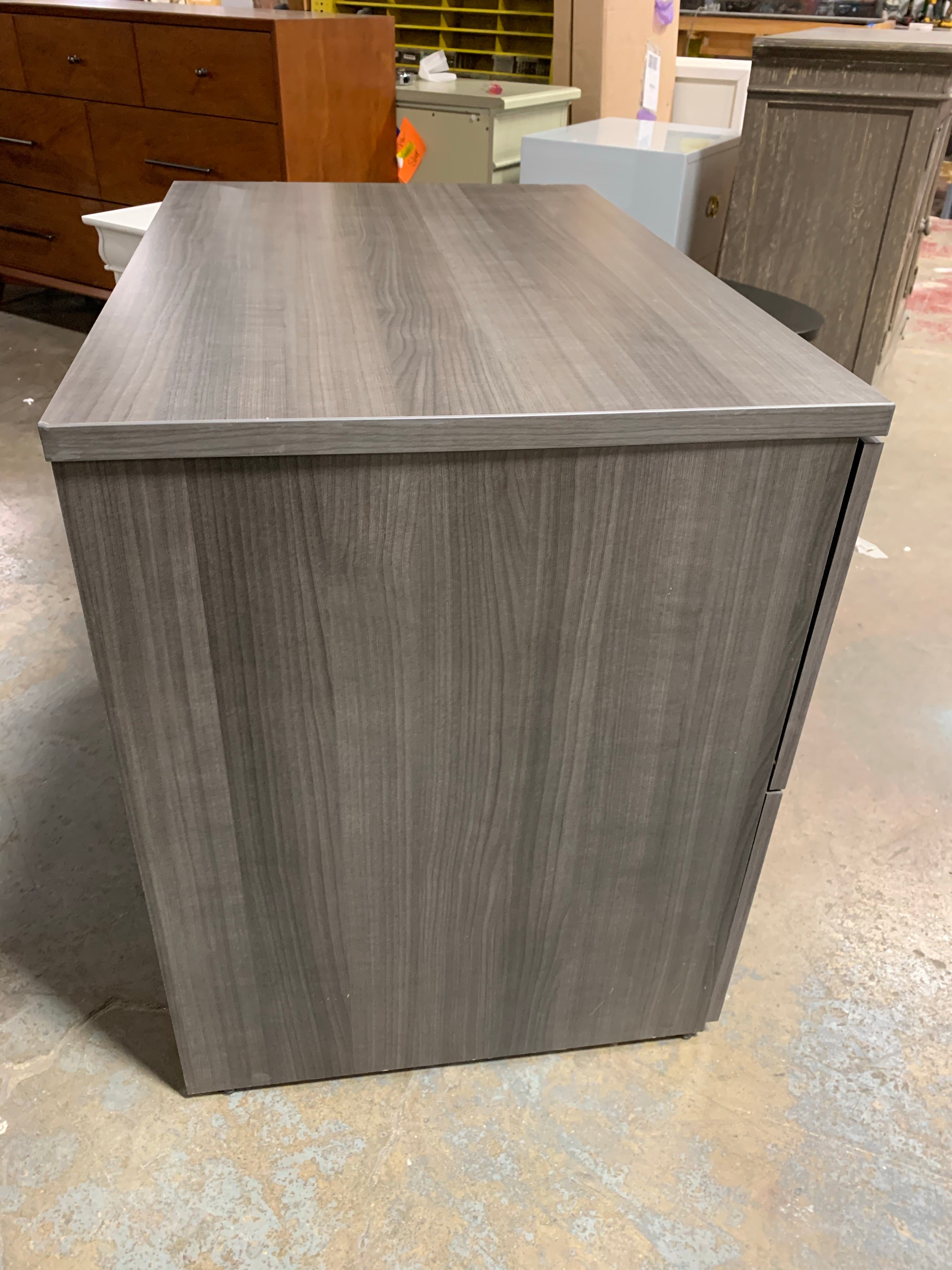 36" Lateral Filing Cabinet, Grey