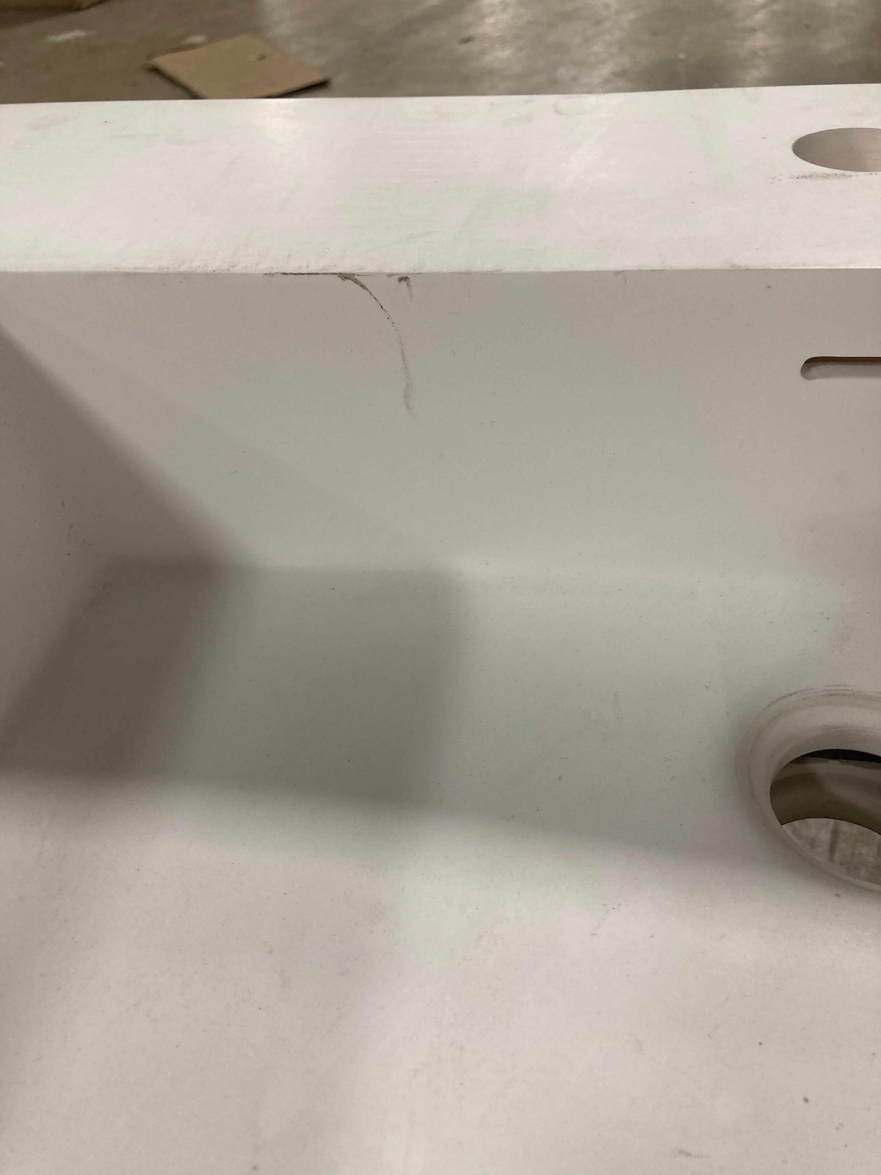 73" x 22" Quartz Double Vanity Top **AS IS** (#K3467)