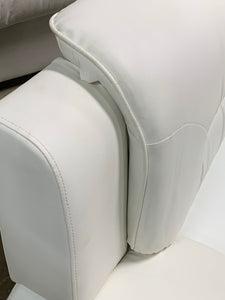 Nataly White Leather Chair