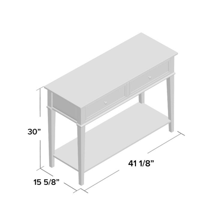 Black Dmitry Console Table CG1527