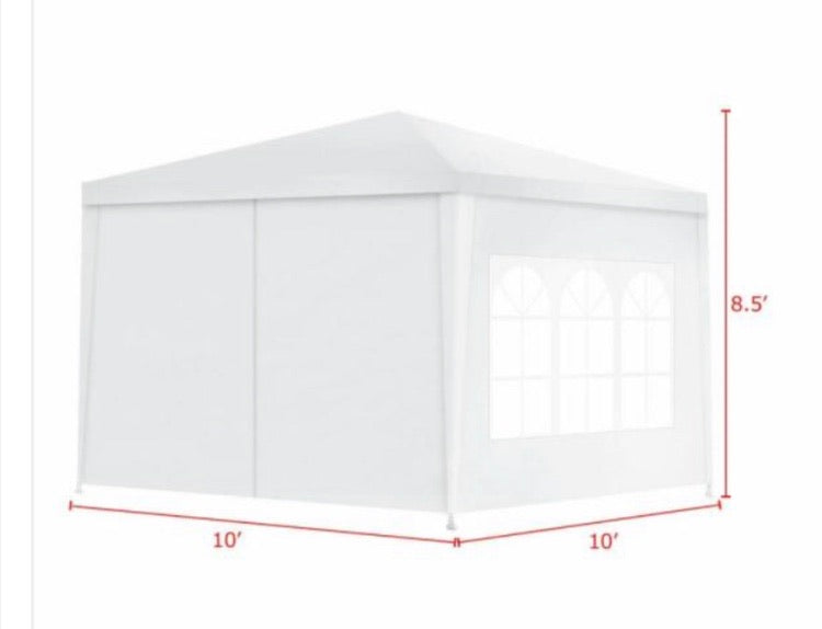 10 ft. x 10 ft. Canopy Tent Heavy-Duty Outdoor Gazebo CG1480
