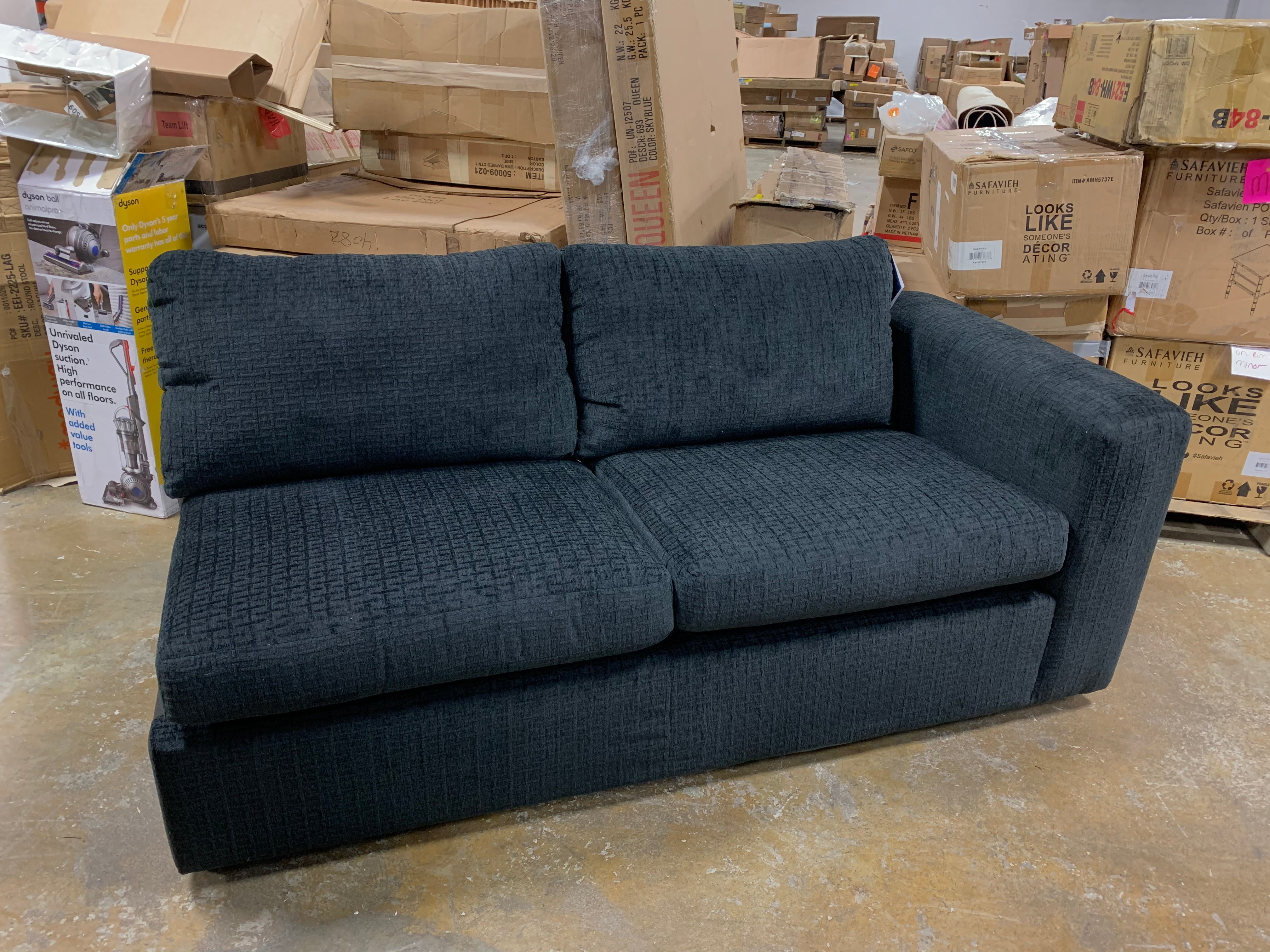 Black Sectional Piece *As Is*
