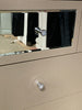 Hollywood Loft Frost Upholstered 5-drawer Chest
