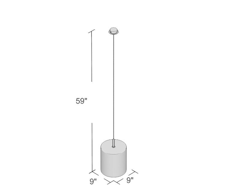 (Set of 3) Aberdeen 1 Light Single Drum Pendant CG881