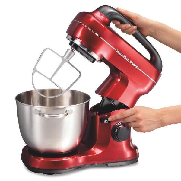 4 Qt. 7-Speed Red Stand Mixer with Tilt Head LX5570