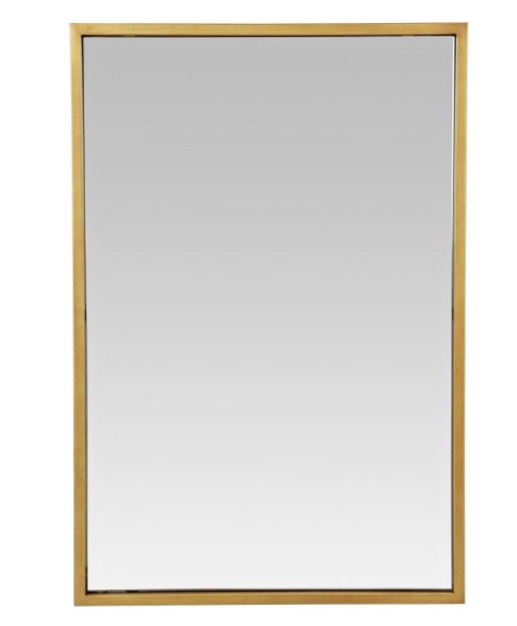 30" Bali Modern Wall Mirror Gold CG333