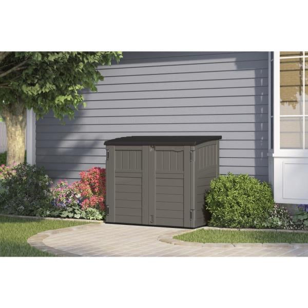 2 ft. 8 in. x 4 ft. 5 in. x 3 ft. 9.5 in. Resin Horizontal Storage Shed (#K5667)