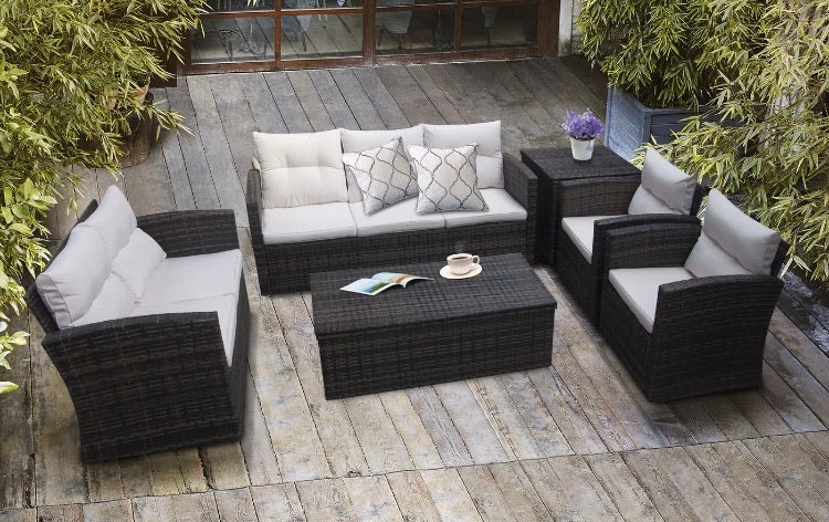 6 Piece Sofa Seating Group with Cushions (2 boxes) CG1765