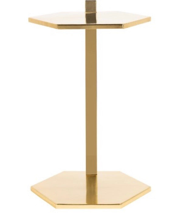 Aurea Gold Hexagon C- Table CG485