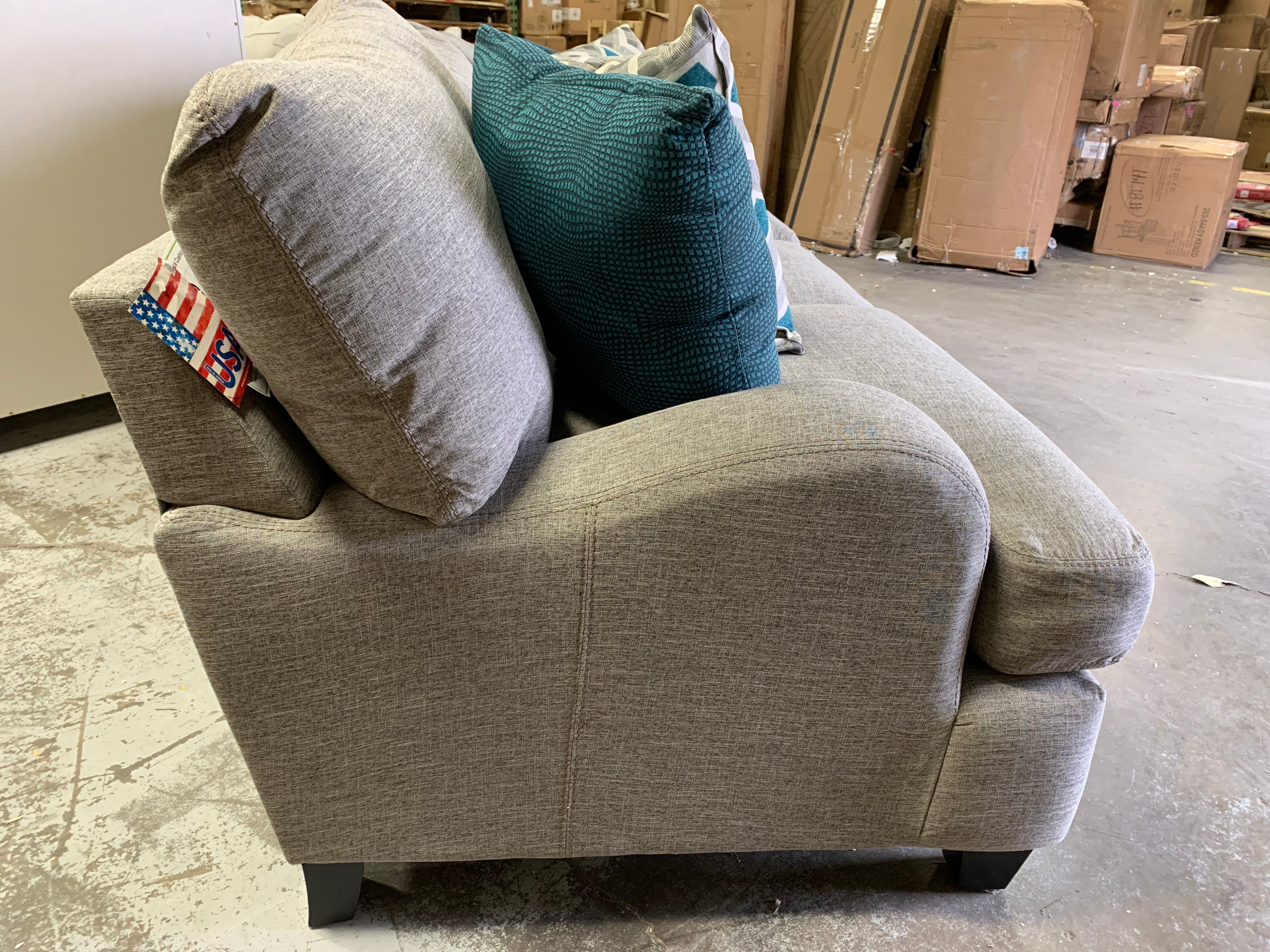 Rosalie 93" Recessed Arm Sofa