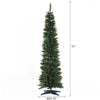 6' Slim Unlit Artificial Christmas Tree (#K5336)