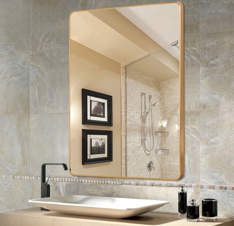 37.8" x 26" Chaz Modern & Contemporary Bathroom / Vanity Mirror CG1641