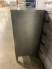 Benjara 6 Drawer Wooden Dresser with Embossed Textured Details, Dark Gray KBO235