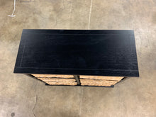 Load image into Gallery viewer, Keenan 6-Wicker-Basket Storage Chest in Black
