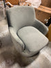 Pyrite Velvet Swivel Chair