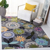 Hooked Floral 8' x 10' Area Rug #127R