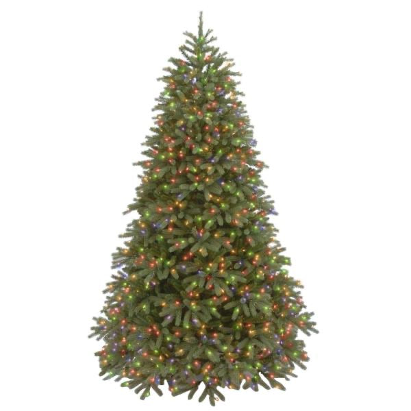 7.5' Real Feel Jersey Fraser Artificial Christmas Tree with 1000 Multi-Colored Lights (#K5462)