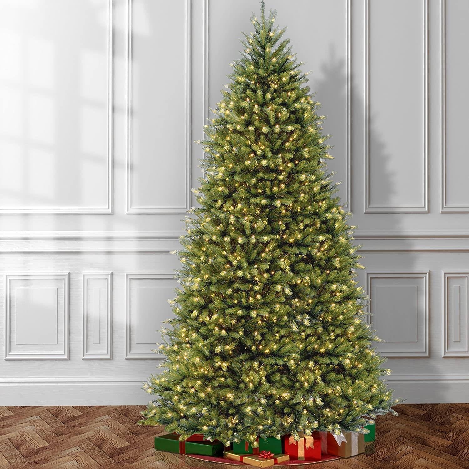7.5' Dunhill Fir Artificial Christmas Tree with 700 Dual Lights (Soft White/ Multicolor) (#K5700)