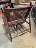 Bandelier Leather Weave Accent Chair