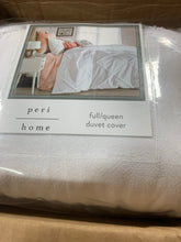 Load image into Gallery viewer, QUEEN Ackerman Chenille Lattice Single Duvet Cover LX4574
