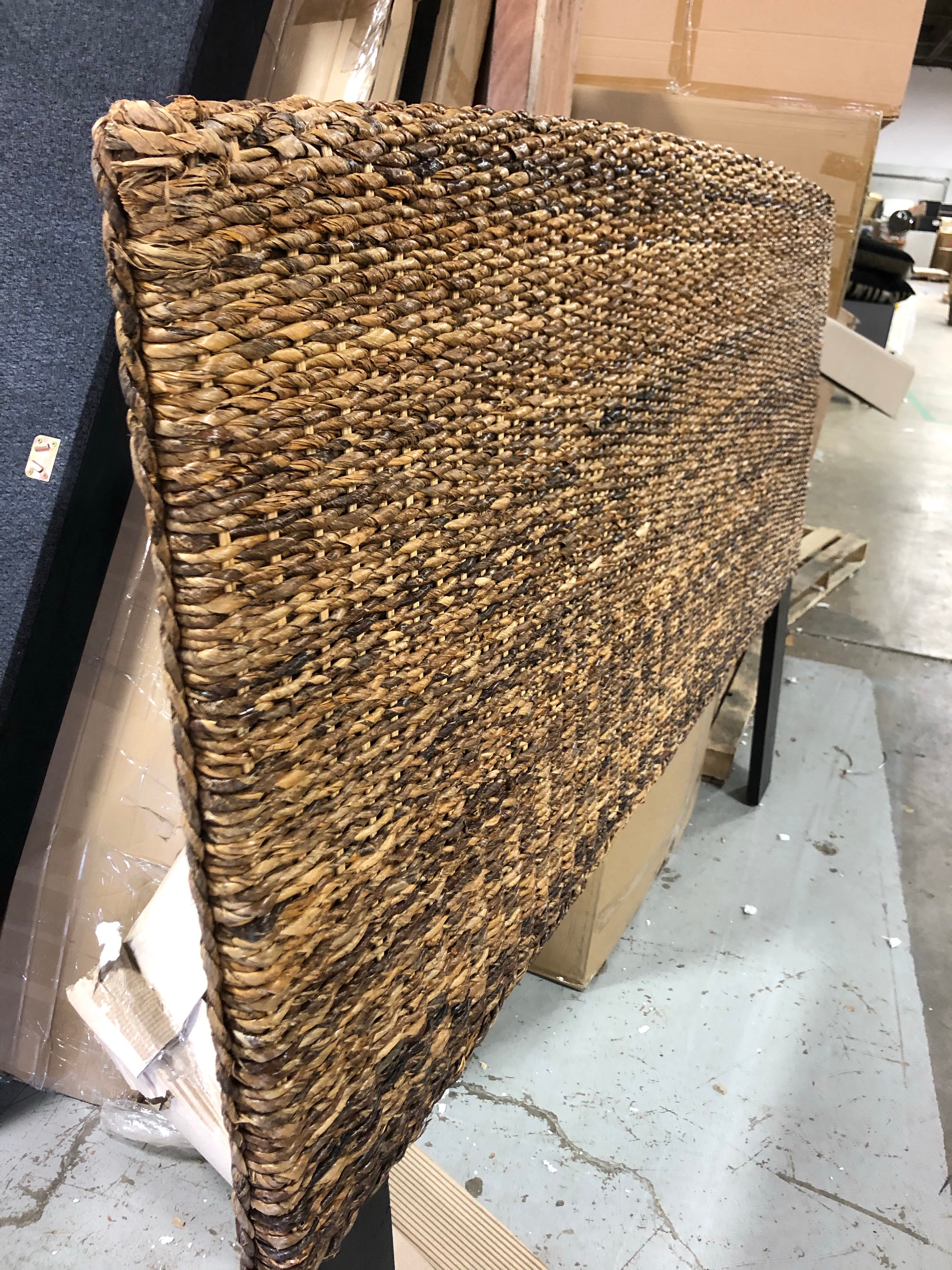 (King) Wicker Headboard *AS IS*