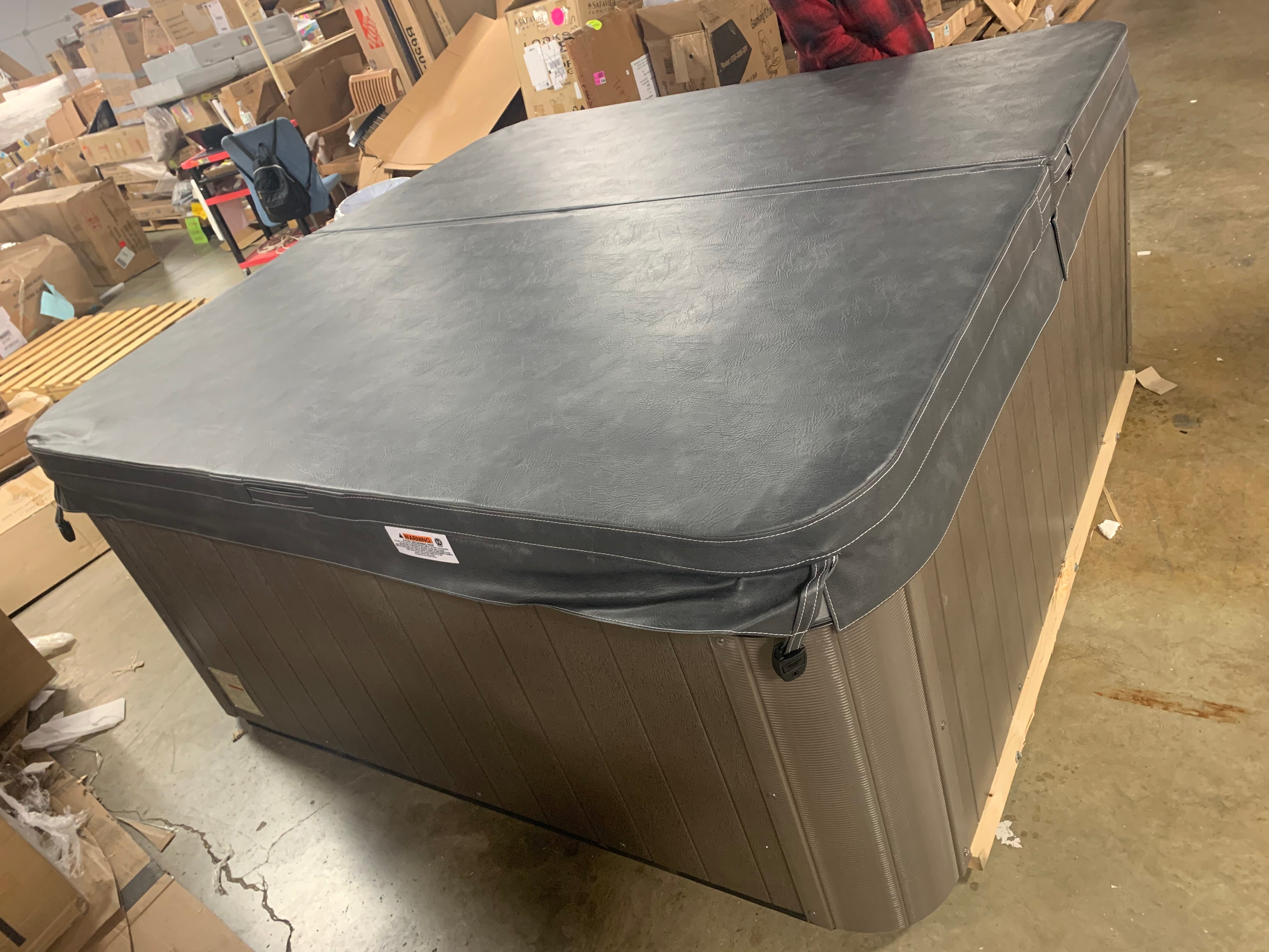 7-Person 56-Jet Hot Tub with LED Light and Stereo