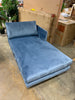 Blue Velvet Chaise Lounge *As Is*