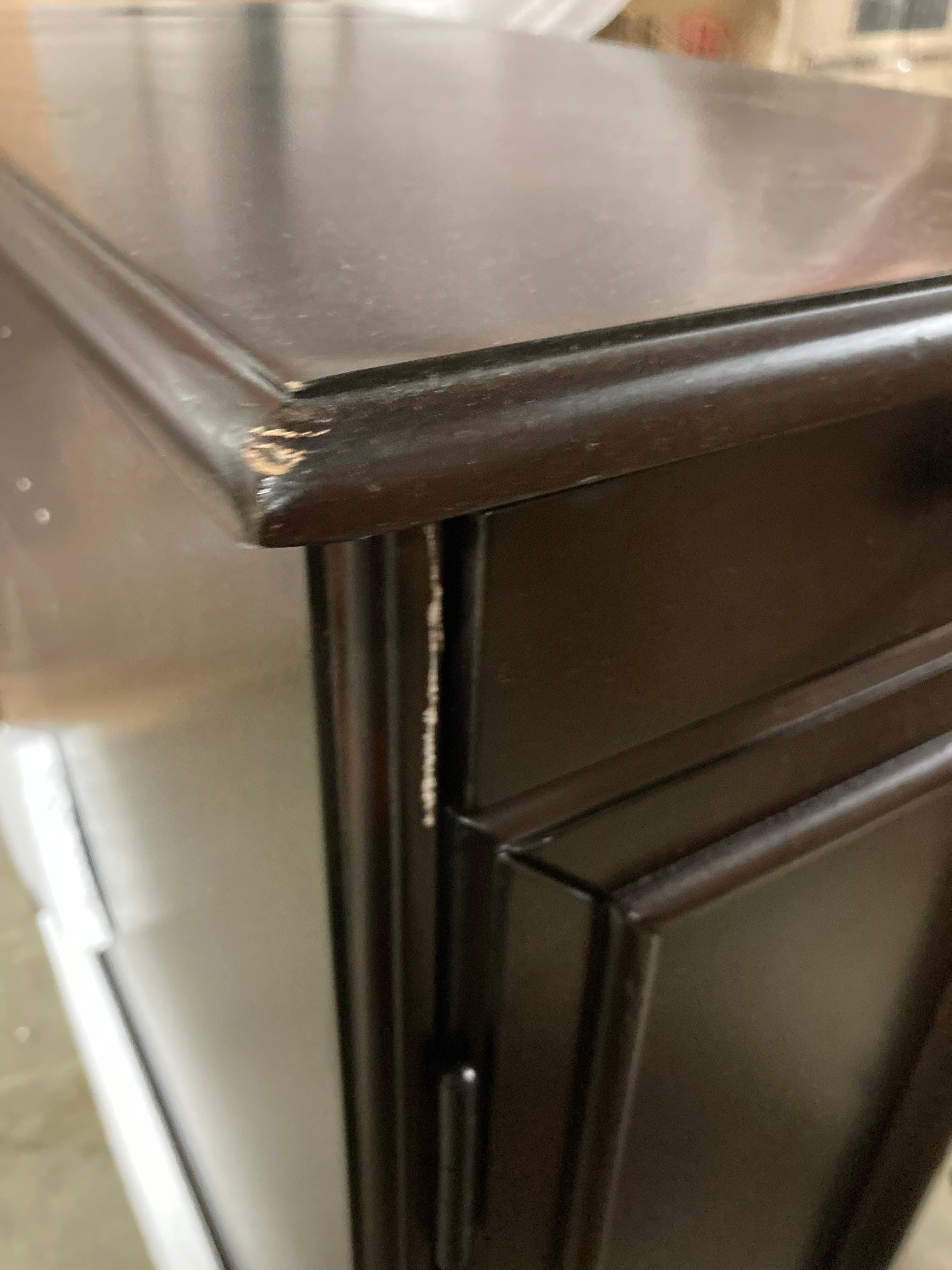 Kipling End Table with Storage and USB Outlets, Cherry **AS IS** (#K6317)