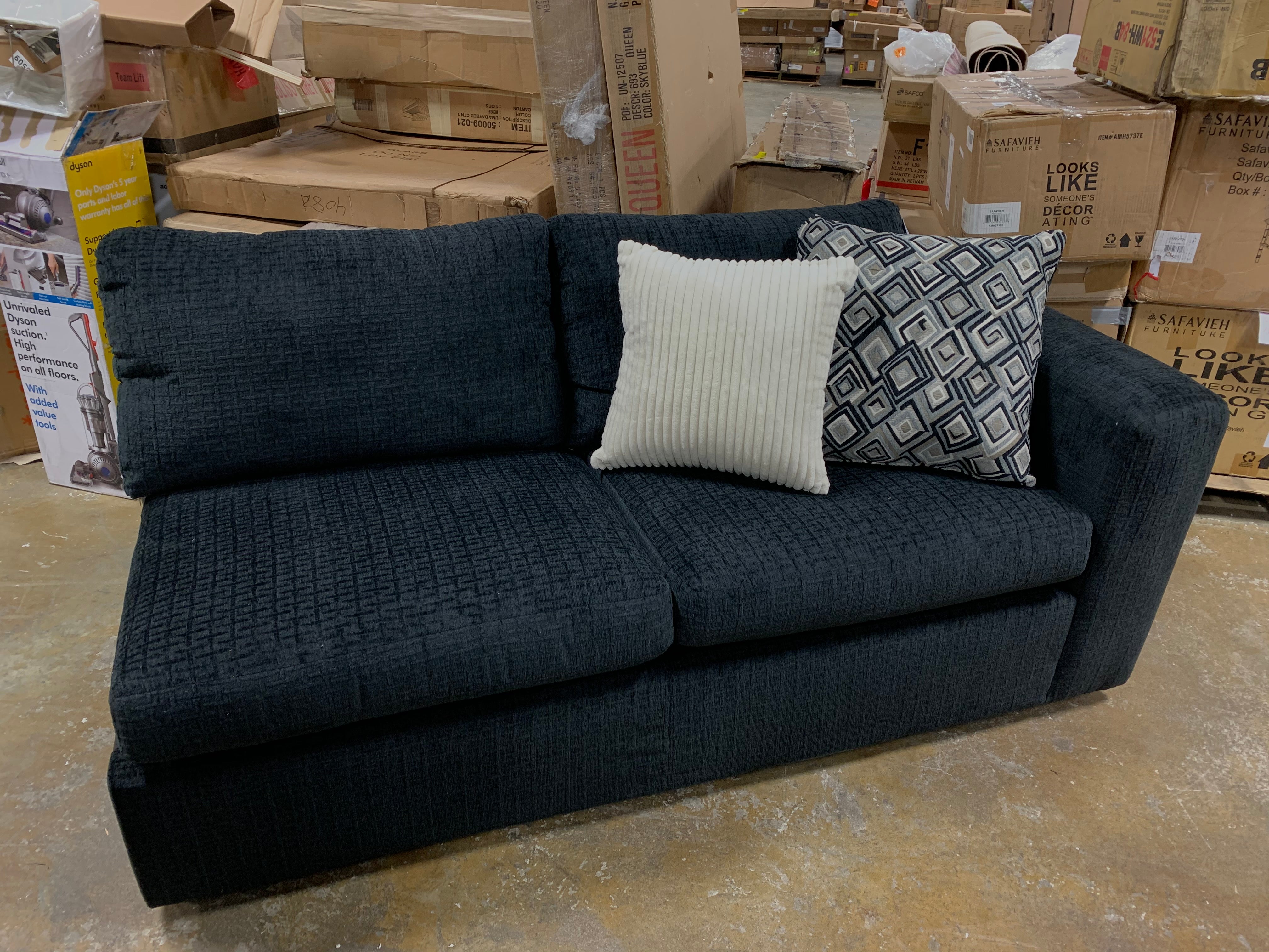 Black Sectional Piece *As Is*