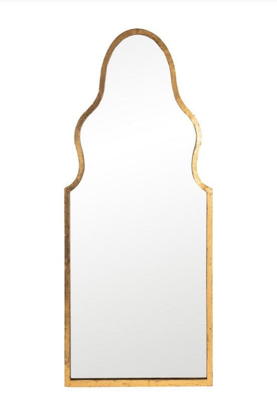 36" Parma Asymmetrical Iron Framed Mirror CG856