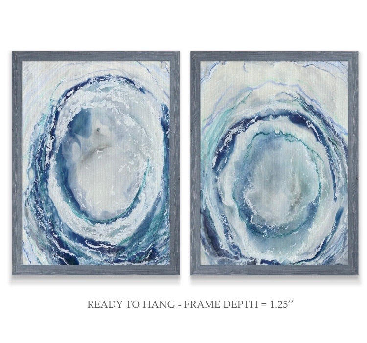 'Ocean Eye I' by Vincent Van Gogh - 2 Piece Picture Frame Painting Print Set CG1763