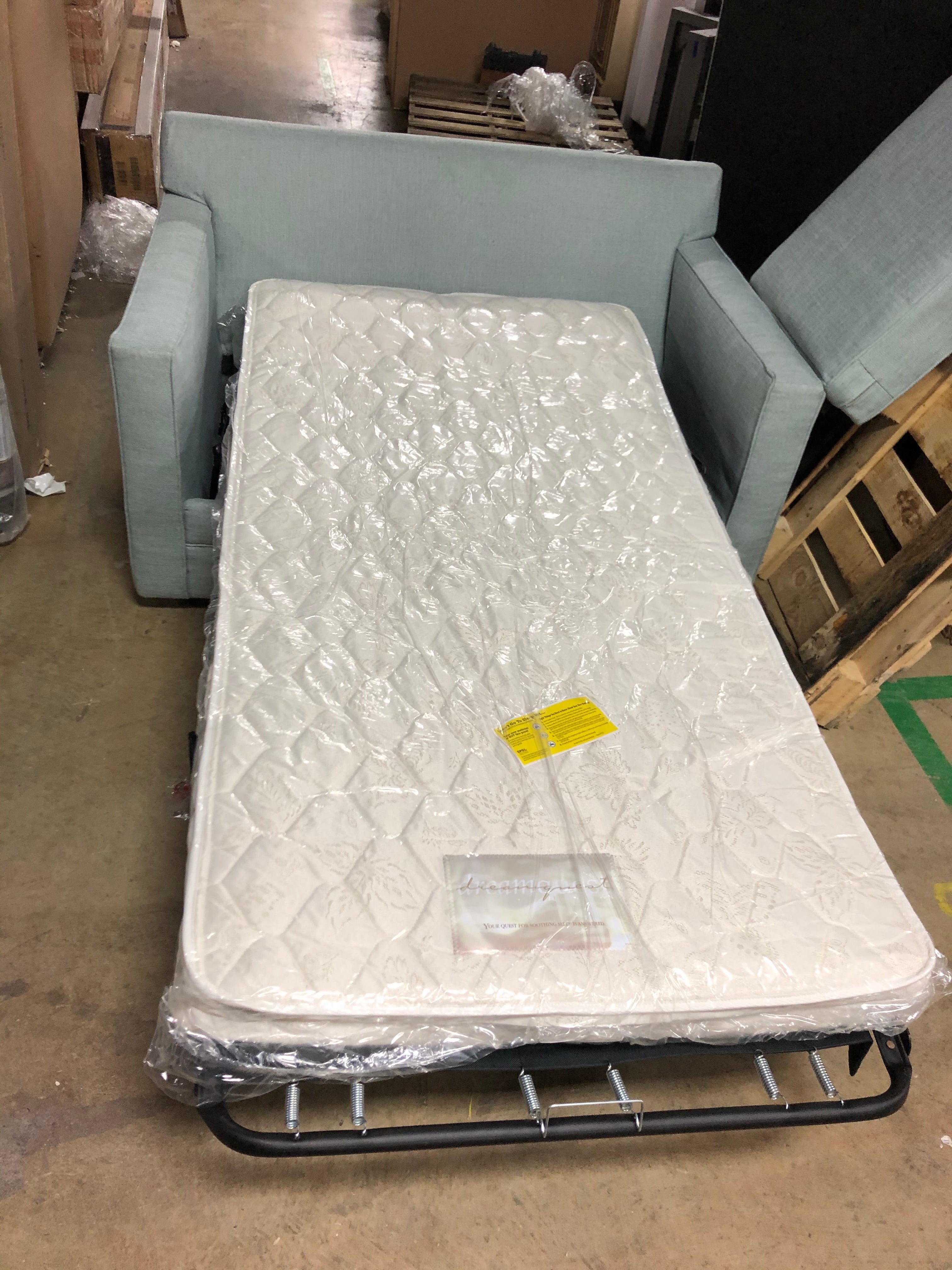 Winston Porter Chimel 58" Twin Sleeper Loveseat