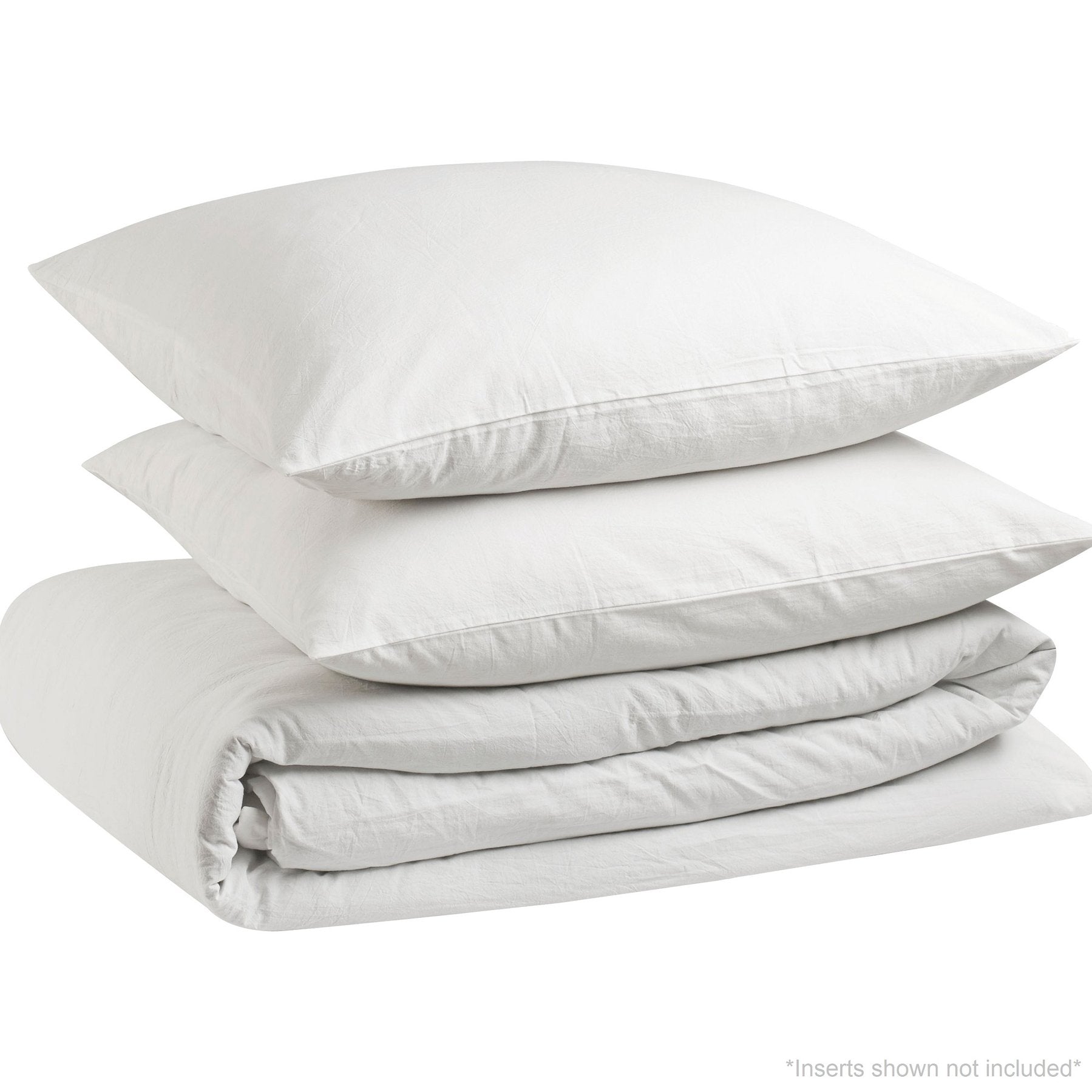100% COTTON PRE-WASHED CHAMBRAY DUVET COVER SET TWIN XL