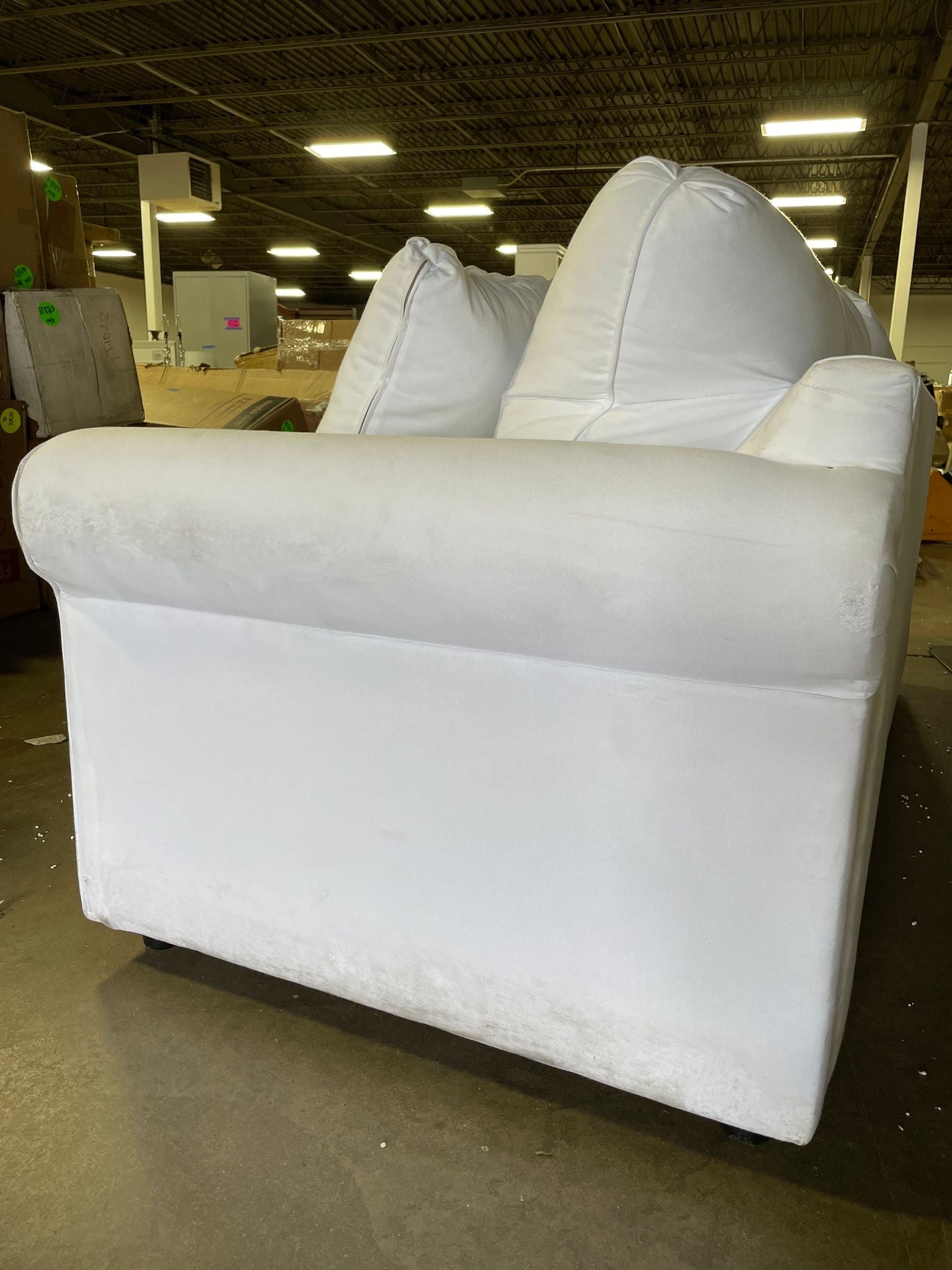 82'' Rolled Arm Slipcovered Sofa Bed OP107