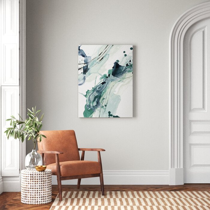 'Deep Splash II' - Painting Print on Canvas JJ272