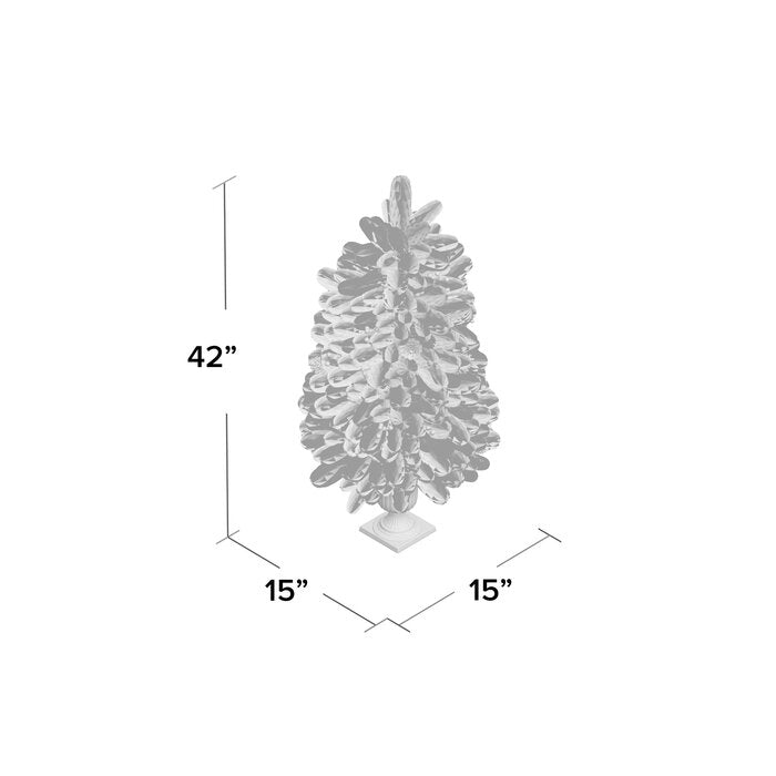 3.5' Green Fir Trees Artificial Christmas Tree with 50 Warm White Lights JJ341