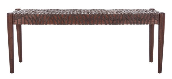 Bandelier Leather  Weave Bench JJ420