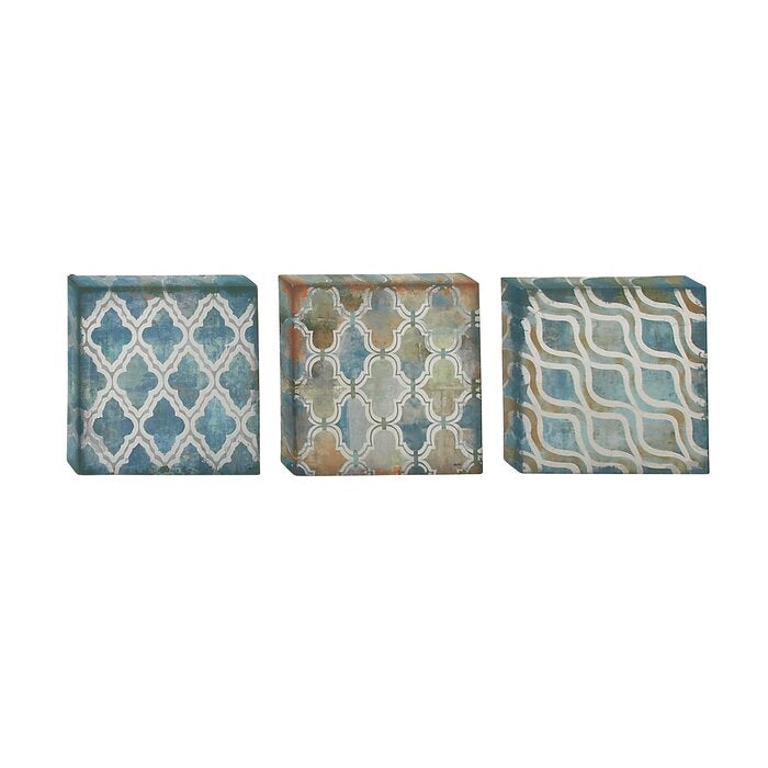 3 Piece Graphic Art on Canvas Set JJ496