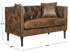 Sarah Tufted Settee With Pillows JJ519