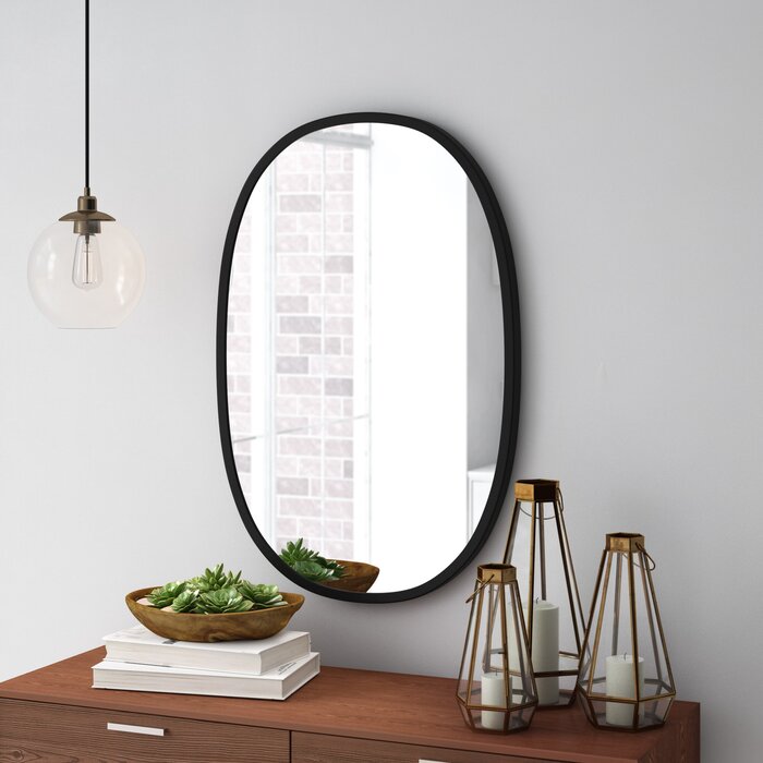 36" x 24" Hub Accent Black Mirror JJ792